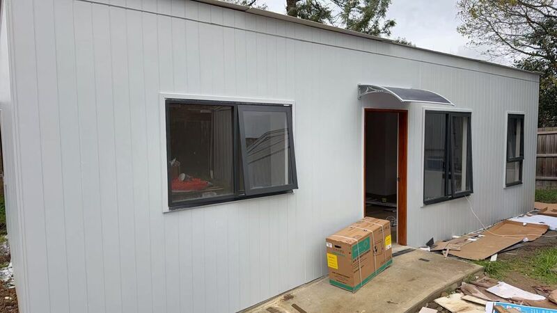 Frame & lock-up — Holme Road, Ferntree Gully VIC
