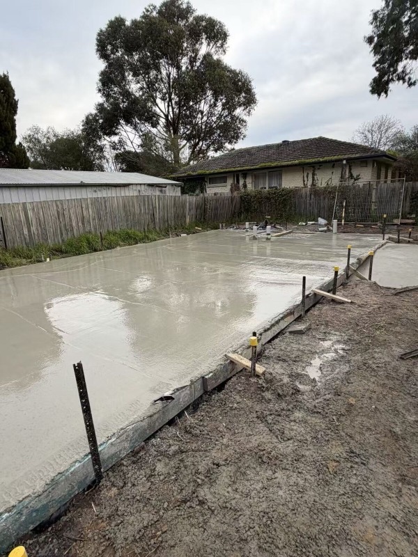 Foundation & slab — Curtis Court, Cranbourne VIC