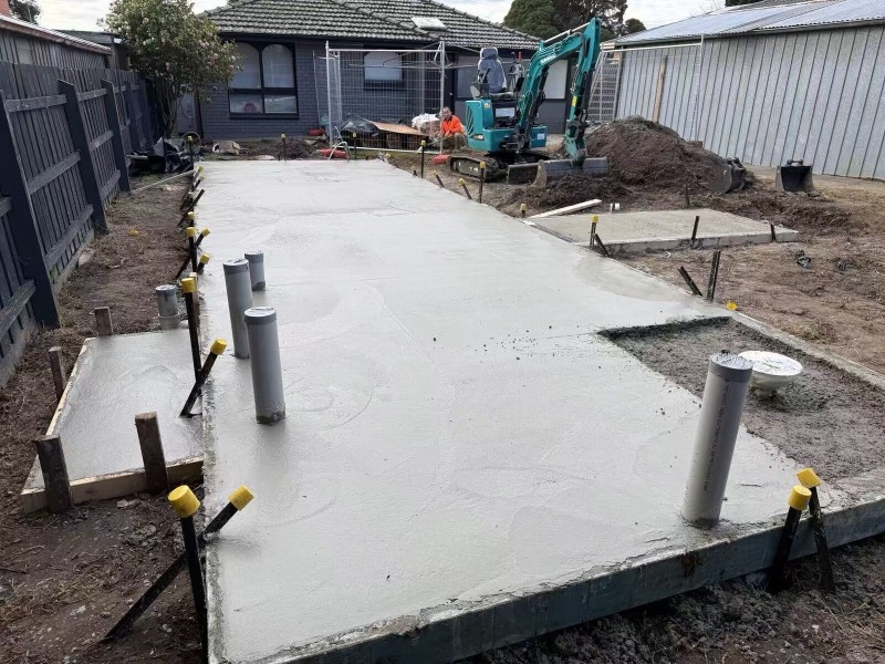 Foundation & slab — Bruce Street, Cranbourne VIC