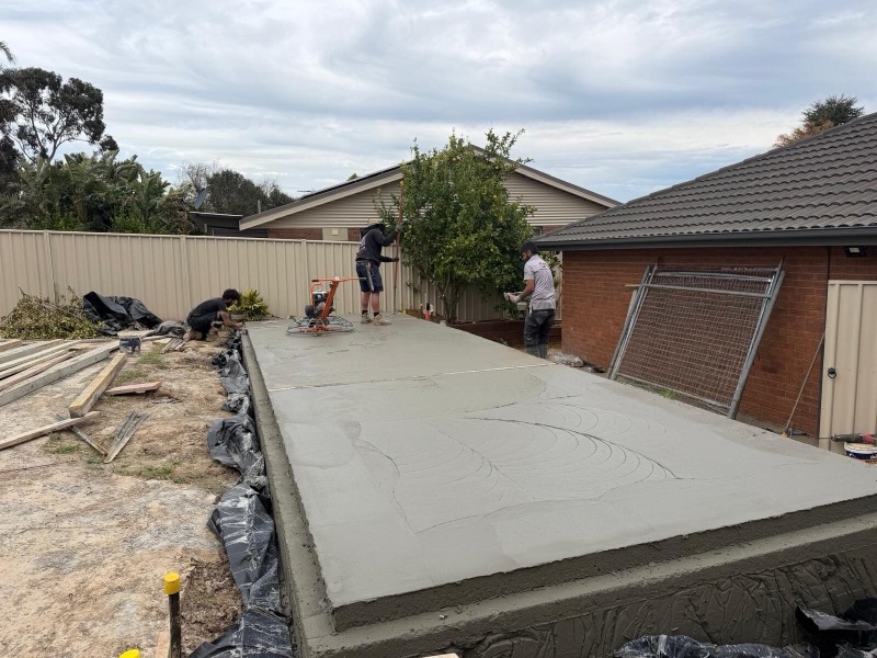Foundation & slab — Fleetwood Drive, Narre Warren VIC